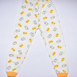 Ducks Famıly yazılı Ördek Desenli Pijama Takımı