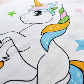 Unicorn Baskılı Pijama Takımı